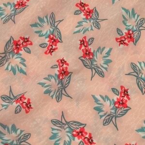 LOFT Pink Floral Pattern Top